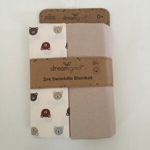 NEW Baby Blankets Multi-use Bear Theme and Solid Color Baby Gift | DreamGro